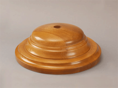 Pedestal interior, floor for flags for 1 flagstaff (beech) 