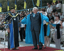 Володимир Литвин - почесний професор НАУ. Фото сайту вузу (nauu.kiev.ua)