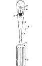 Fork with built in timer